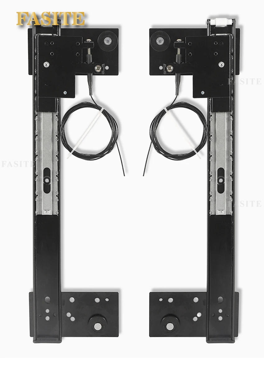 Description Picture 6 of itemCabinet Side Hidden Slide Rail Wardrobe Folding Telescopic Plug-in Storage Swing Door Rail Furniture Hardware Set