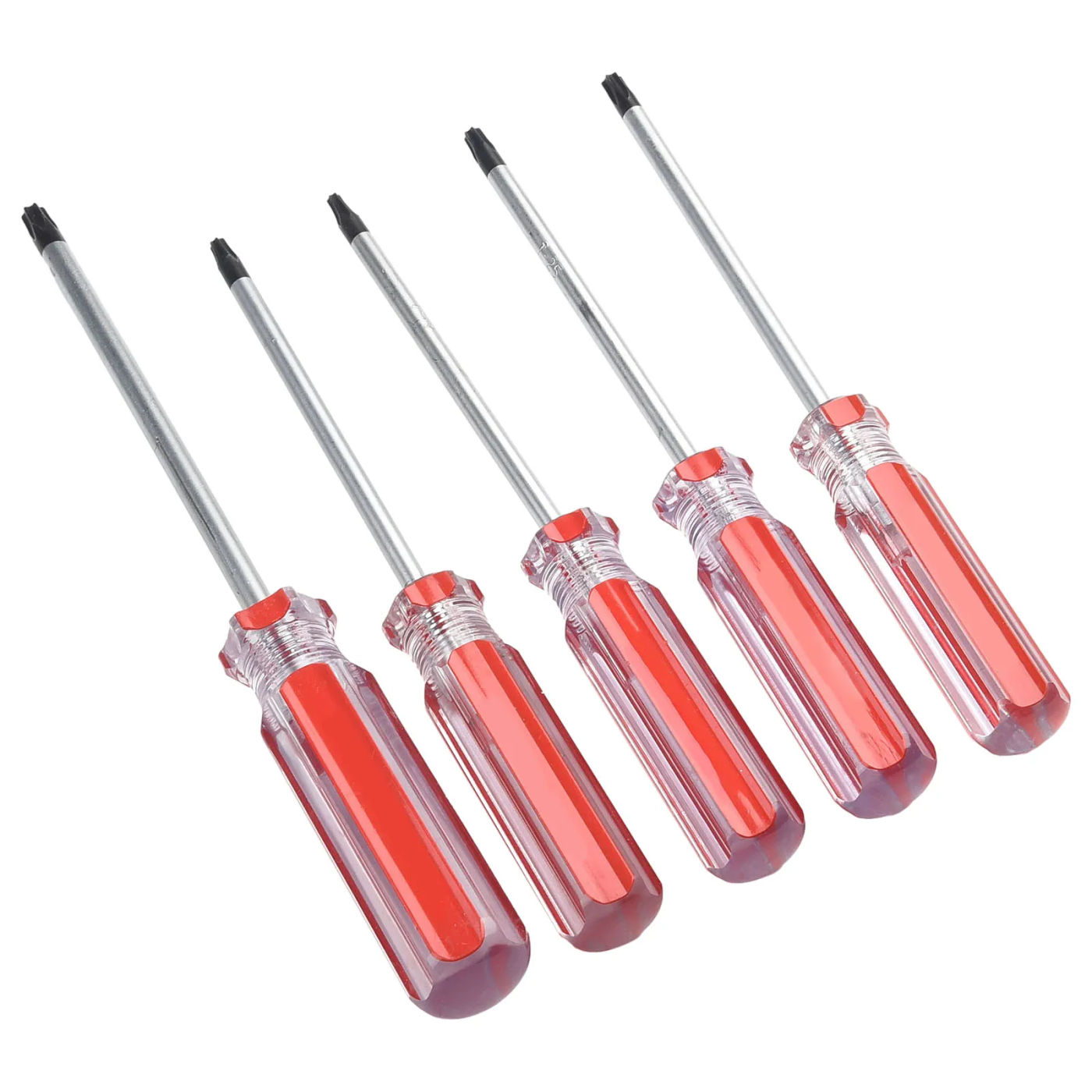 Description Picture 4 of item5pcs Torx Screwdriver Set Magnetic Torx Star Bit Driver Security Screwdriver Screw Driver Repairing Opening Tool T15 T20 T25 T27