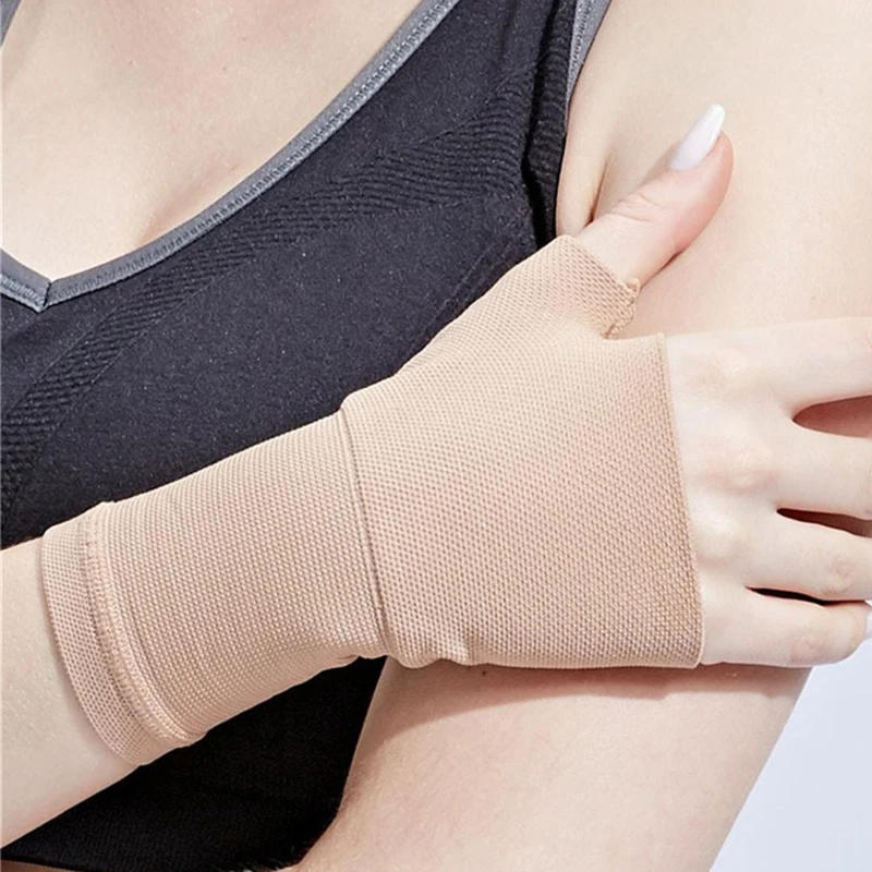 Description Picture 4 of itemFitness Gym Wrist Guard Arthritis Brace Sleeve Support Glove Breathable Elastic Palm Hand Protector