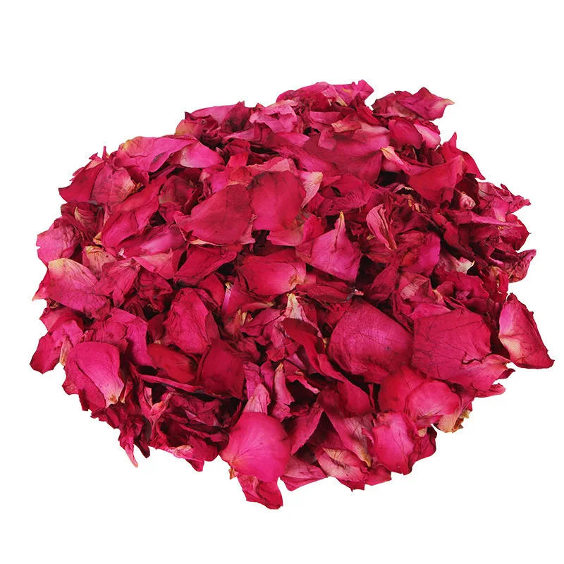 Description Picture 5 of item1 Pack Dried Rose Petals Natural Flower Bath Spa Whitening Shower Dry Rose Flower Petal Bathing Relieve Fragrant Body Massager