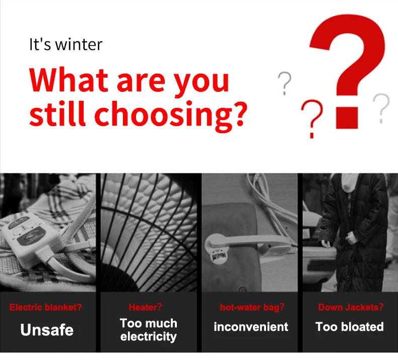 Description Picture 3 of itemX-TIGER 9/2 Places Heated Jacket Men Women USB Electric Thermal Warm Hunting Coat Winter Outdoor Camping Hiking Heated Vest