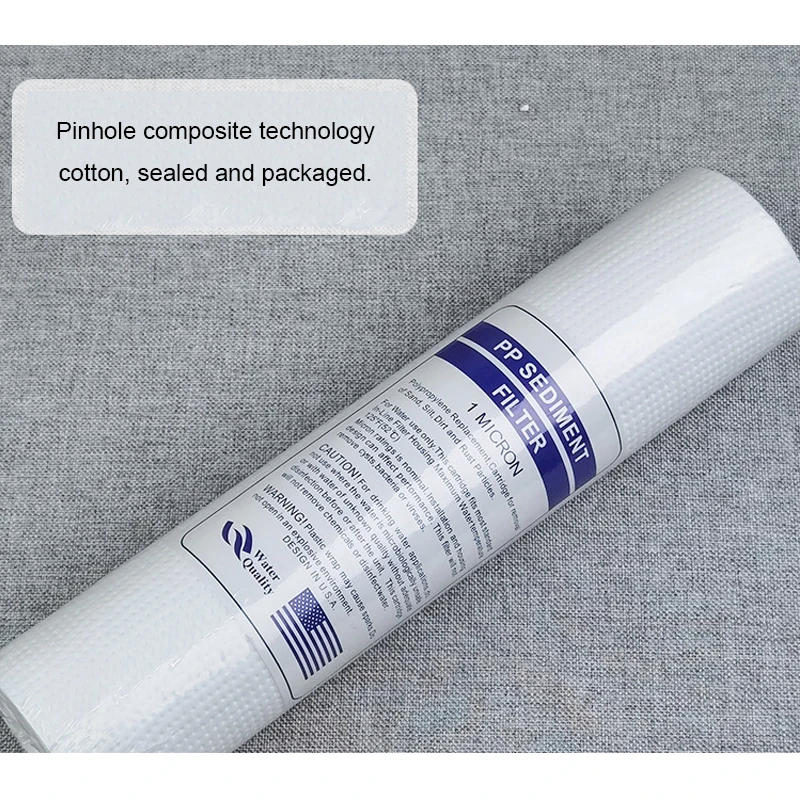 Description Picture 3 of itemHousehold Water Purifier 10 inch PP Cotton Filter 100g 1/5 Micron Sediment Water Replacement Cartridge RO Reverse Osmosis System