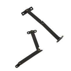 2pcs Foldable Lid Support Hinges Damper Cabinet Flap Holding Bracket