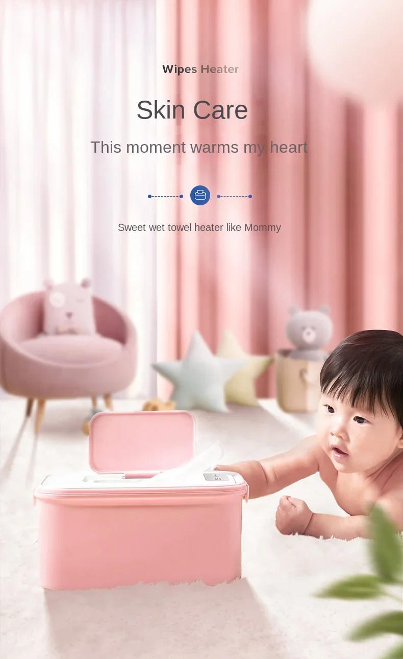 Description Picture 2 of item220V Portable Insulated Wet Wipe Warmer and Dispenser with Temperature Control for Baby Wipes