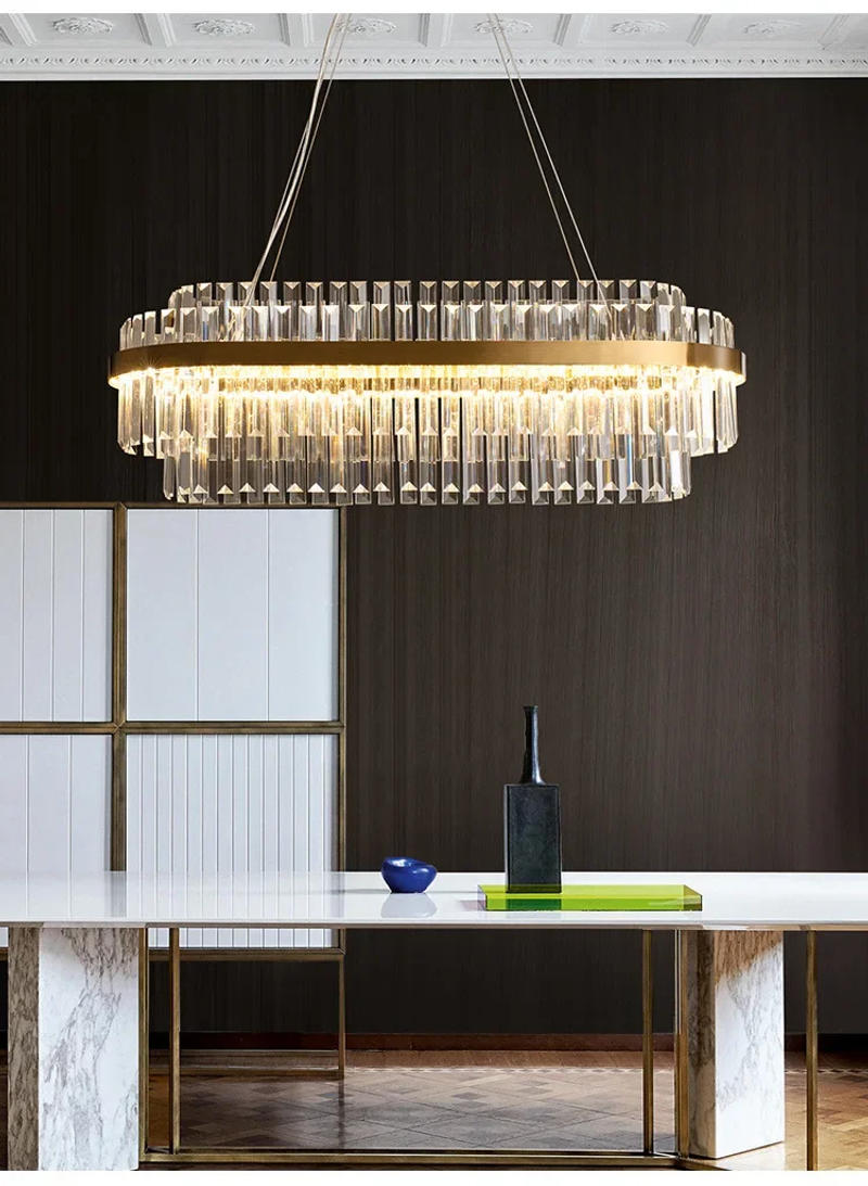 Description Picture 5 of itemModern Nordic Crystal Chandeliers Home Decoration LED Pendant Lights for Living Room Bedroom Kitchen Dining Room Indoor Lamps