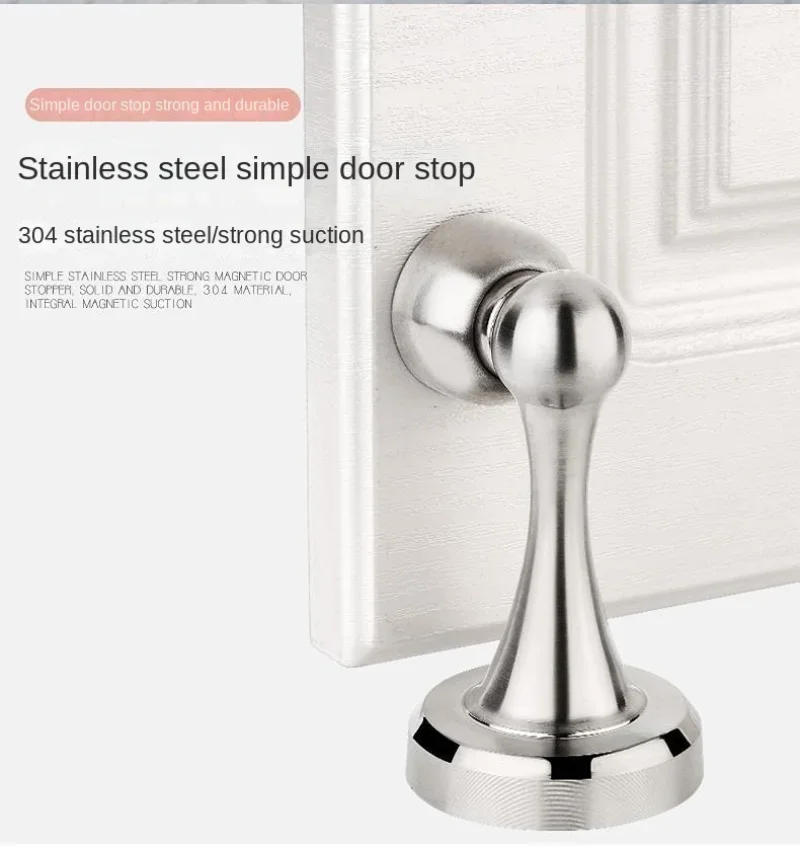 Description Picture 3 of itemDrawing Stainless Steel Manual Operation Standard Type Gate Suction Quality  Touch Door Door Collision Door Stopper