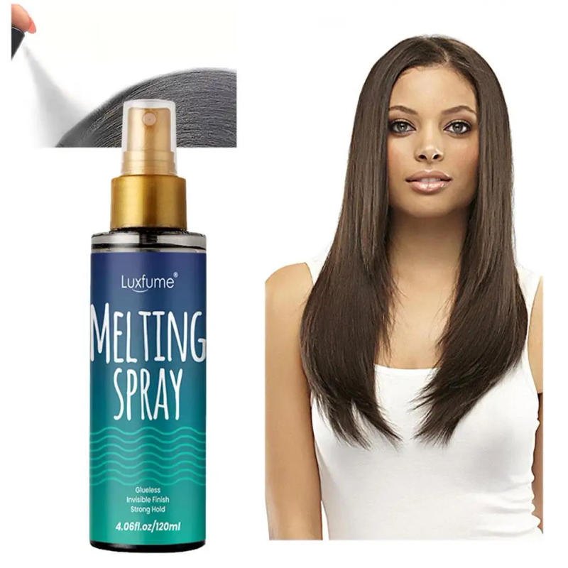 Description Picture 5 of item120ML Lace Melting Spray Mousse for Lace Wigs, Strong Hold and Finishing with Lace Tint Spray for Seamless Look