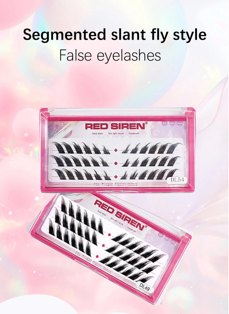 Description Picture 2 of itemLash Clusters New Cat Eye Eyelashes Left+Right Eye Lash Extension 3d Natural Wispy DIY Individual Eyelash
