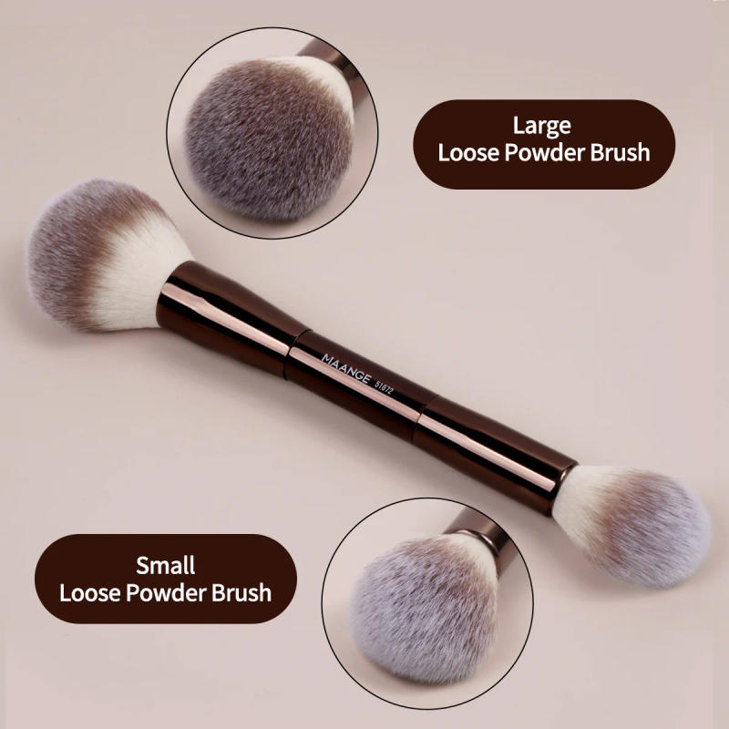Description Picture 6 of itemMAANGE 8pcs Ultra-Soft Durable Foundation Brush Flat Lip Eyeshadow Eyeliner Powder Brushes for Concealing Blended Buffing Makeup