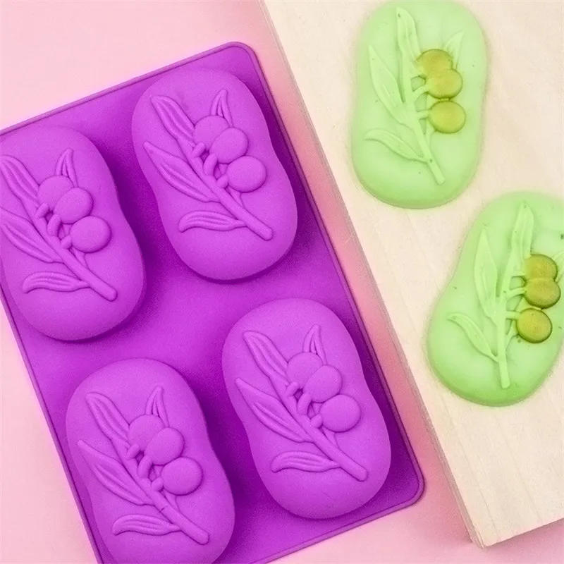 Description Picture 5 of itemHandmade Soap Silicon Mold Essential Oil Toilet Soap DIY Baking Cake Mould Rectangle Square Oval Circular Cuboid Silica gel Mold