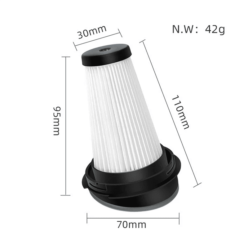 Description Picture 4 of itemB59B-8PCS Vacuum Cleaner For Rowenta ZR005202 Rh72 X-PERT 160 Cleanable Filter