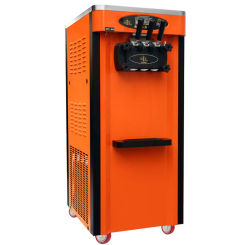 3 Flavors Ice Cream Machine Small Soft Ice Cream Maker Desktop Stainless steel Yogurt Machine 110V/220V
