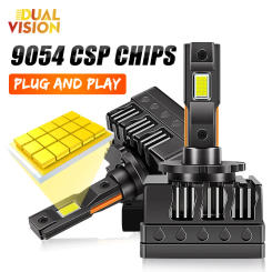 Dualvision D1S D3S LED Canbus Headlight Xenon D2S D4S D1R D2R D3R D4R High Low Beam Super Bright Two-sides Chip 6000K Auto Lamps
