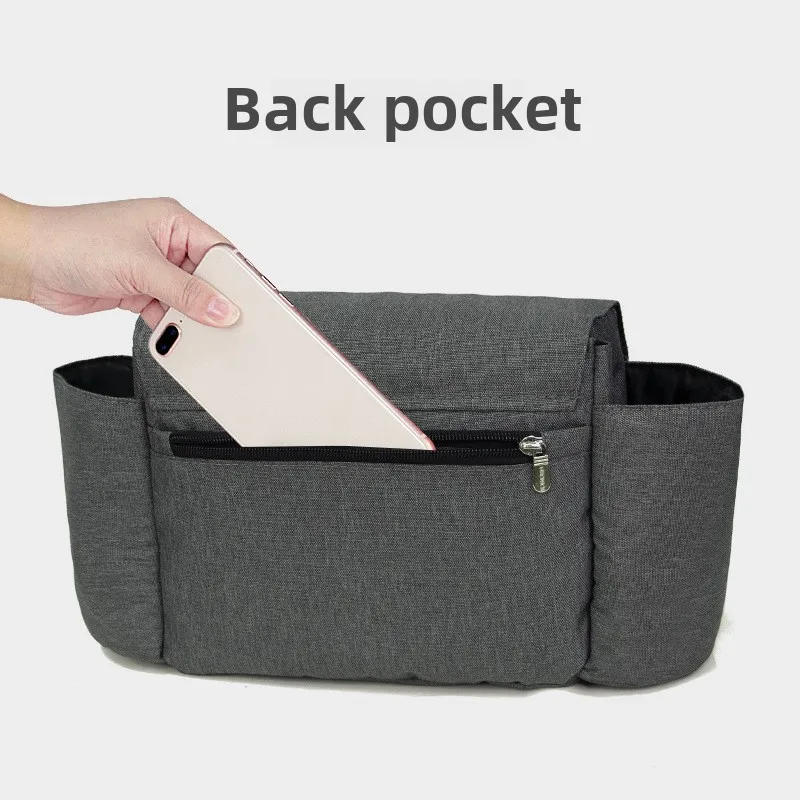 Description Picture 4 of itemStroller Organizer Bags Mummy Large Capacity Travel Hanging Bag Bottle Holder Pram Mommy Diaper Bags Baby Stroller Accessories