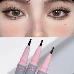Natural Lifelike Fake Freckle Makeup Pen Liquid Lightweight Round Head Fake Spot Pen Long Lasting Waterproof Face Dot Mole Pen