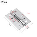 2pcs Self Closing 4Spring Door Hinge Stainless 7Steel Hinge For Cabinets Door Closer 9Automatic Rebound Hinge Furniture Hardware