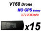 V168 3.7V2000mAh 15B