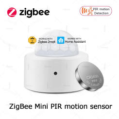 ZigBee PIR Motion Sensor Mini Infrared Human Body Movement Detector Smart Home Security Protection Alarm Support Home Assistant