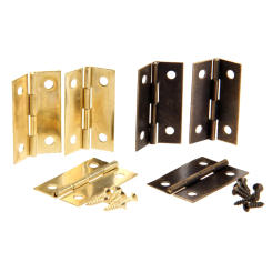 4Pcs 34*22mm Furniture Door Hinge Cabinet Drawer Jewelry Wooden Box Wine Case Decor Hinge
