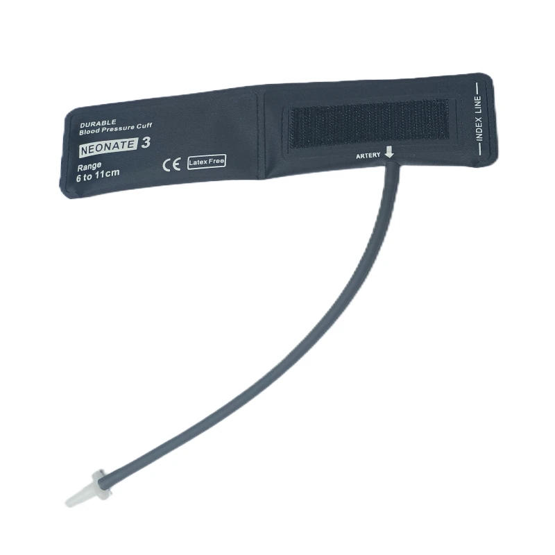 Description Picture 6 of itemAll Sizes 5 Pieces Neo 1 to 5  In One Set Reusable Noninvasive Blood Pressure NIBP Cuff With Single Tube For Neonate Patients