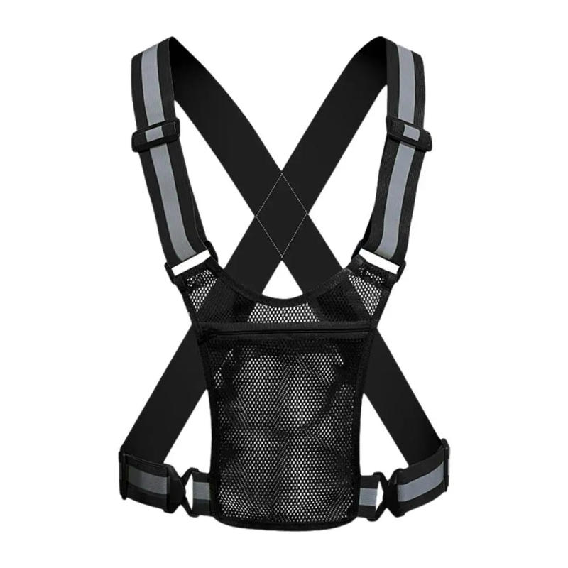 Description Picture 4 of itemCycling Reflective Vest High Visibility Safe Jacket For Night Riding Running Jogging Cycling Motorcycle Outdoor Sports Waistcoat