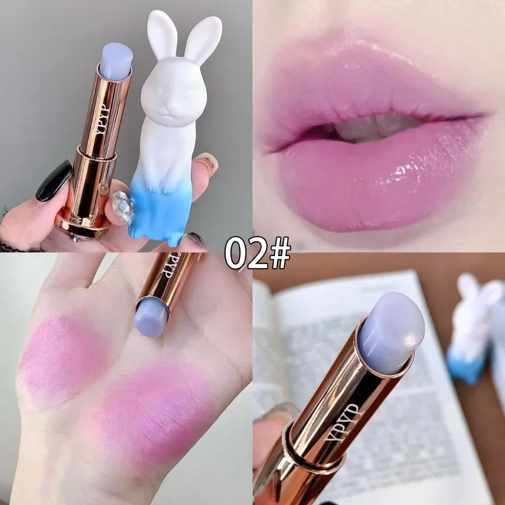 Description Picture 4 of itemBlack Rose Lip Balm Color Change Gloss Transparent Moisturizing Lip Tint Moisturizing  Not Dryness Lipstick Makeup Base Care