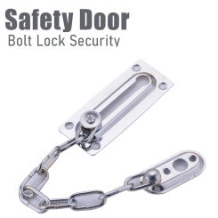Security Door Chain Anti-theft Hotel Door Chain Latch Home Office Lock Guard Latch Stainless Sliding Lock Fastener Hardware