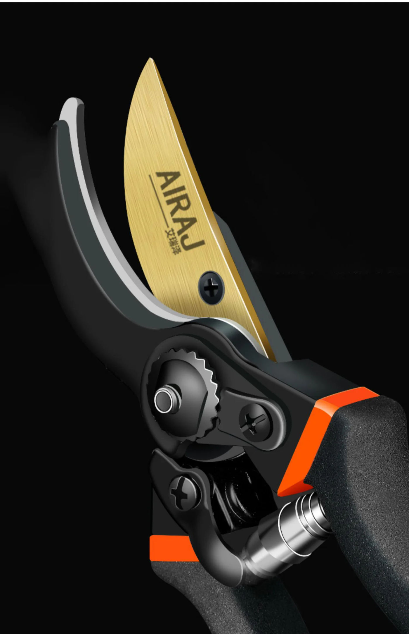 Description Picture 6 of itemAIRAJ 1pc Multifunctional Pruning Shear Garden Tools Heavy Duty Ultra Sharp Hand Pruners, Professional Garden Scissors