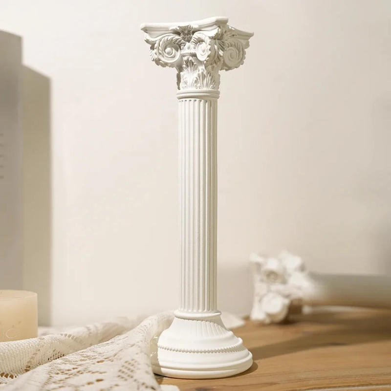 Description Picture 4 of itemRoman Pillar Greek Temple Ruins Ornaments Classic Column Architectural Statue Sculpture for Wedding Table Home Garden Decor