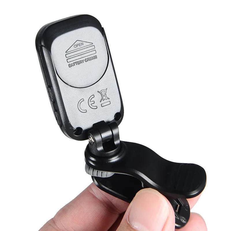 Description Picture 4 of itemWST-2058B Auto Clip-on Tuner Chromatic Guitar Bass Violin Ukulele C Ukelele D B Bb Flat Tuning LCD Display Backlit Tuner