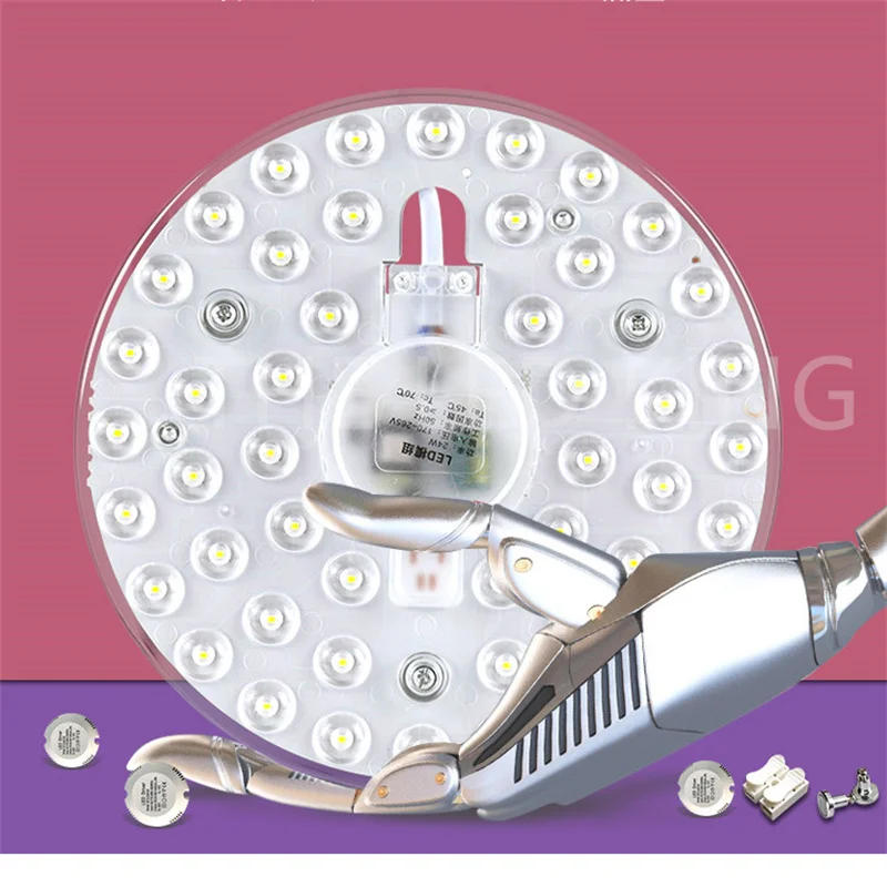 Description Picture 3 of itemLED PANEL Circle Ring Light SMD2835 12W 18W 24W 36W 50W LED Round Square Ceiling decoration Ceiling Lamp AC 220V LED downlight