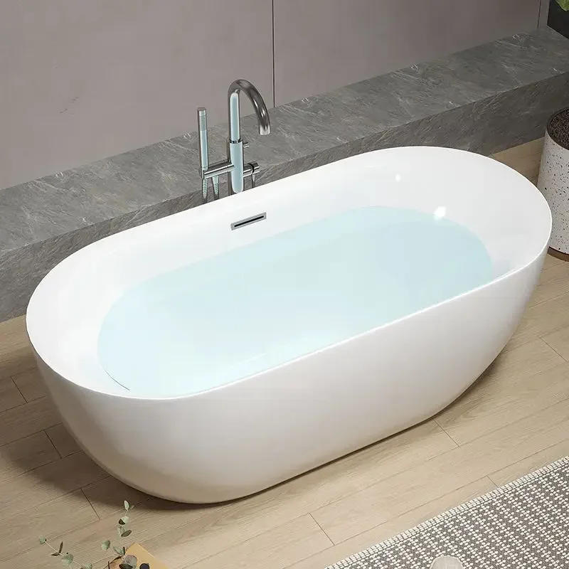 Description Picture 6 of itemPractical and sturdyHousehold small unit adult seamless integrated independent bathtub and bathtub in bathroom HJ # 9889168