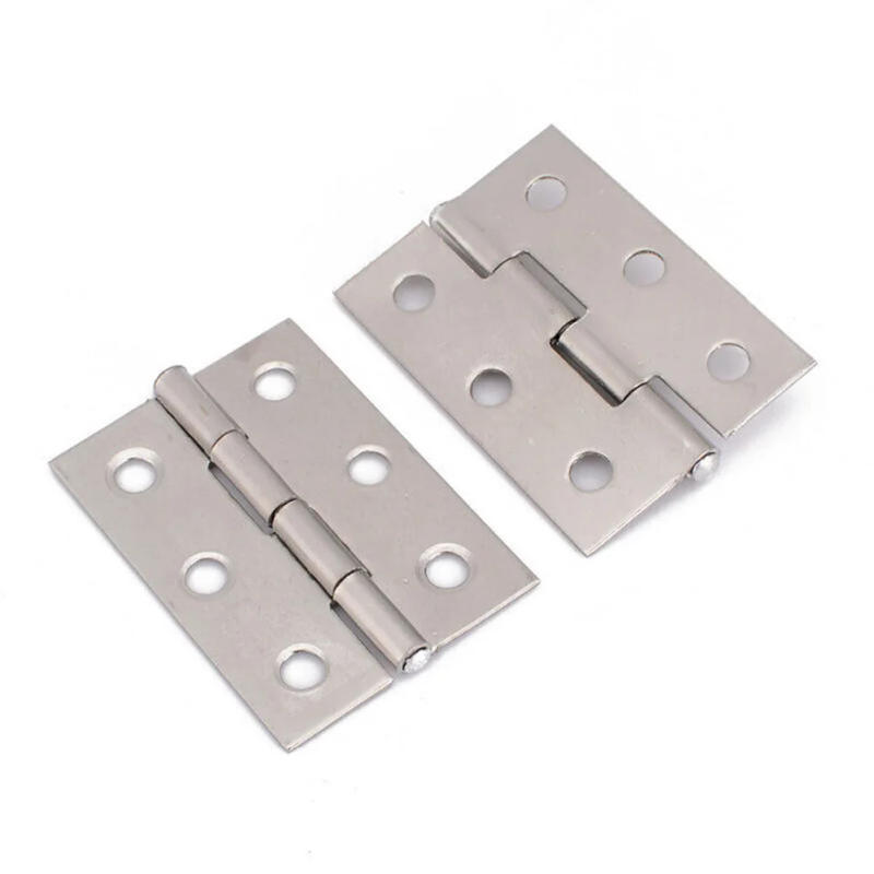 Description Picture 6 of item~10Pcs Door Hinges Door Connector Drawer 6 Holes Hardware Furniture Bookcase 1Window Cabinet Stainless Steel Hinges