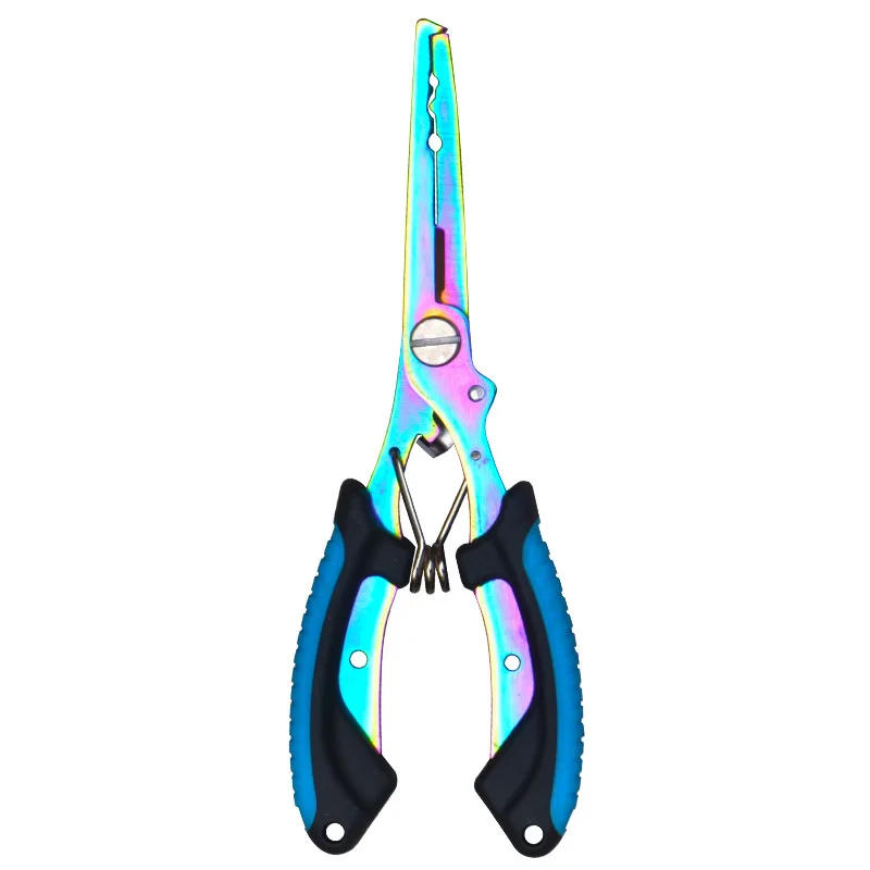 Description Picture 6 of itemFish Pliers Ergonomics Anti-slip High-strength Multifunctional Cut Fishing Line Fishing Tied Hooks Pliers Angling Equipment