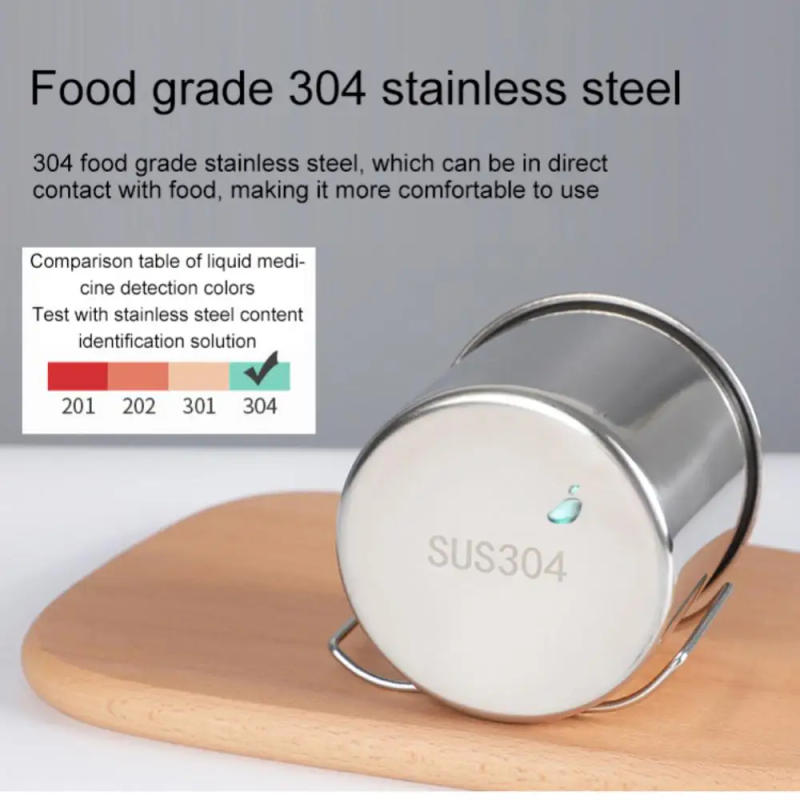 Description Picture 6 of item500ml Stainless Steel Camping Cup Mug Camping Hiking Portable Tea Coffee Beer Cup Outdoor Camping Travel Water Cup Tableware New