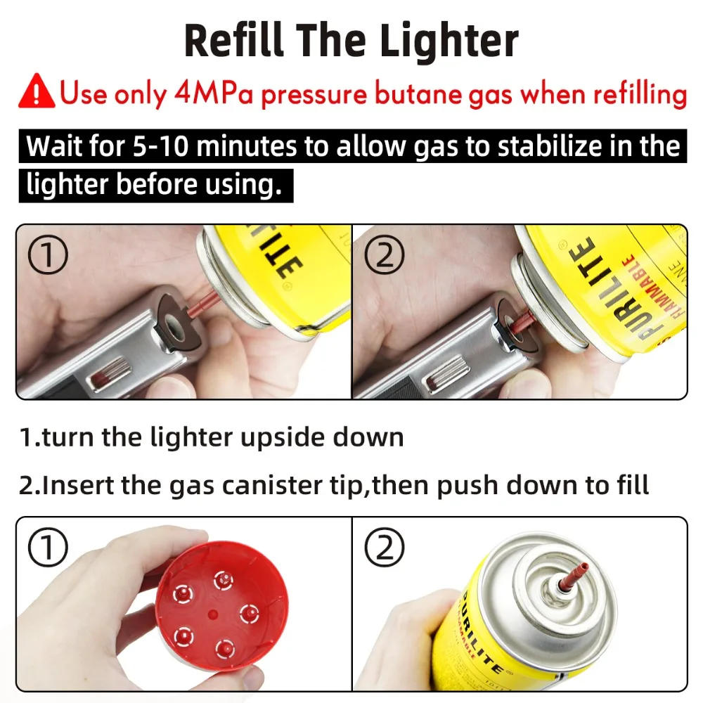 Description Picture 2 of itemNew COHIBA Metal Windproof Mini Cigar Lighter 3 Jet Blue Flame Torch Lighter Portable Lighter with Cigar Punch Tool Men Gift