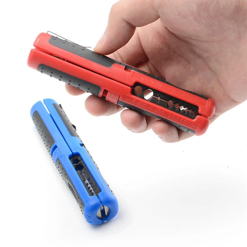 Description Picture 2 of itemPortable Wire Stripper SK5 Blade Coaxial Cable RG59 RG6 Multifunctional Stripping Cutter Pliers Handle Tool Hardware Tool