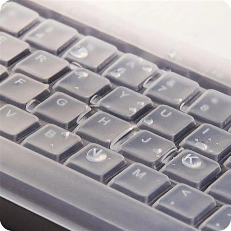 Description Picture 4 of itemUniversal Silicone Desktop Computer Keyboard Cover Skin Protector Film Cover Case Clear Protector Skin Anti-dust Anti-water 1 Pc