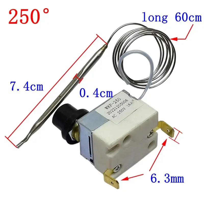 Description Picture 6 of itemElectric Fryer Oven Temperature Control Electric Pancake 110Â° 130Â° 230Â° 240Â° 250Â° 280Â° Temperature Limit Protector Thermostat pa