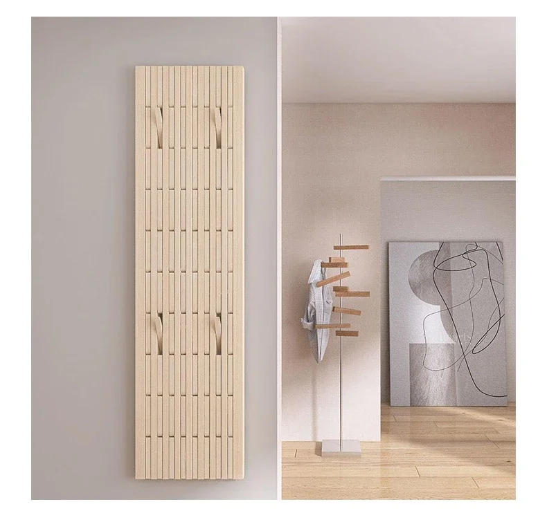Description Picture 3 of itemLarge Wall Coat Rack Wood Closet Set for Clothes Racks Hanger Shelf Piano Keys Wall Hanger Organizer Dressing Rooms Furniture