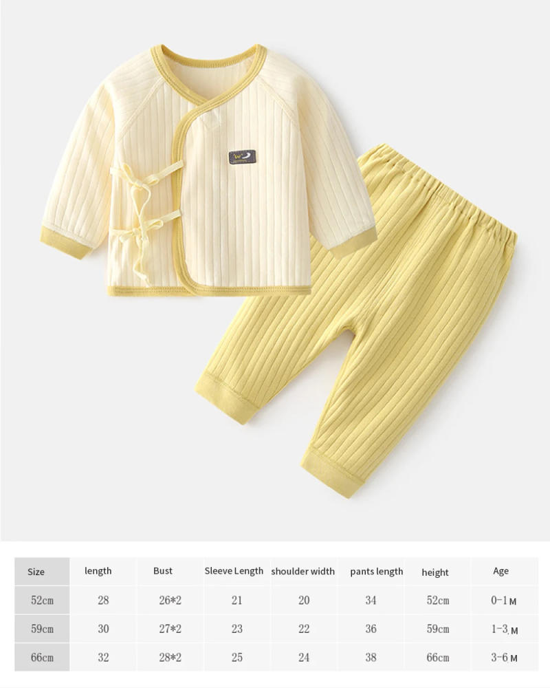 Description Picture 2 of itemCotton Infantil Baby Underwear Suits Newborn Boy Girl Outfits Spring Autumn Babies Clothes Little Pullover + Trousers Kids Sets