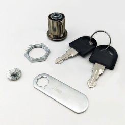 3Pcs/set Cam Lock Security Lock 16-30mm Cam Lock Door Mail Box Furniture Locker 2 Key Lock Body, Lock Blade, Key, Screw,  Nut