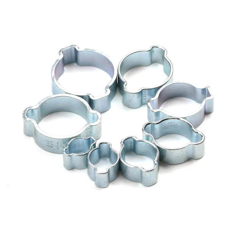 Description Picture 2 of item175Pcs 7-27mm Hose Clamp Double Ears Clamp Worm Drive Fuel Water Hose Pipe Clamps Clips Hose Fuel Clamps Kit