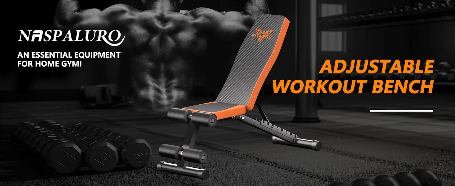 Description Picture 2 of itemAdjustable Weight Bench for Home Gym Foldable Workout Bench Press 880LB Incline Sit Up Bench for Full Body Workout wit