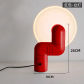Red table lamp