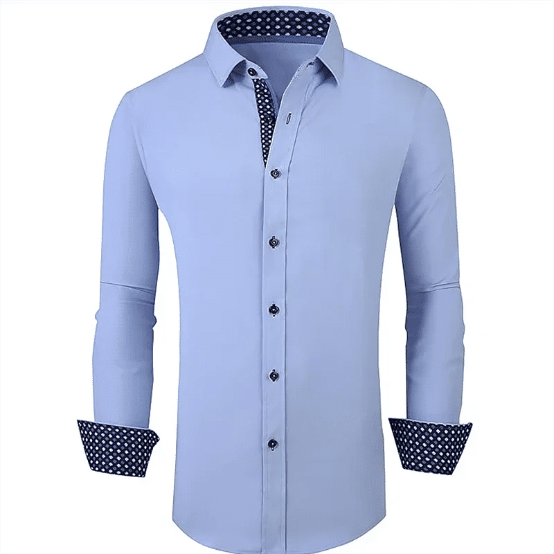 Description Picture 5 of item2024 Men's Shirt Long Sleeve Shirt Party Evening Dress Vacation Top Red Ceremony Top High Quality Oversized Shirt 6XL