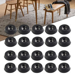 20Pcs Leveling Foot Screw On Type FurnitureTable Chair Glide Leveling Foot Adjuster M6 Furniture Cups Accessories Home Screws