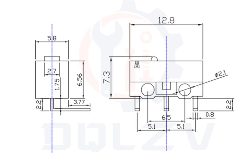 Description Picture 4 of itemMouse Switch Mini Micro Push Button Switch 3Pins 1A 125V AC