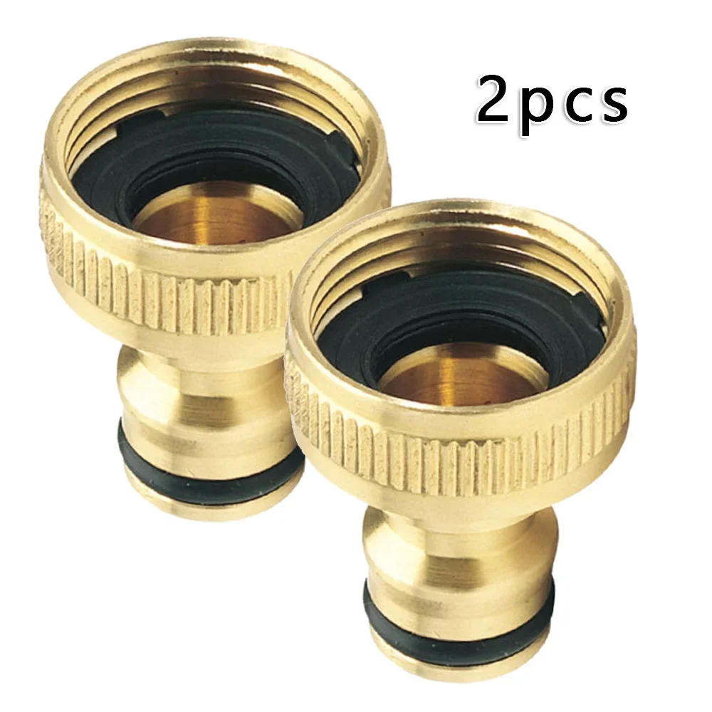 Description Picture 2 of itemALLGOOD 2pcs Fitting 3/4 To 1/2 INCH Thread Quick Connector Brass Garden Irrigation Faucet Hose Tap Nozzle Adapter Water Gun Joi