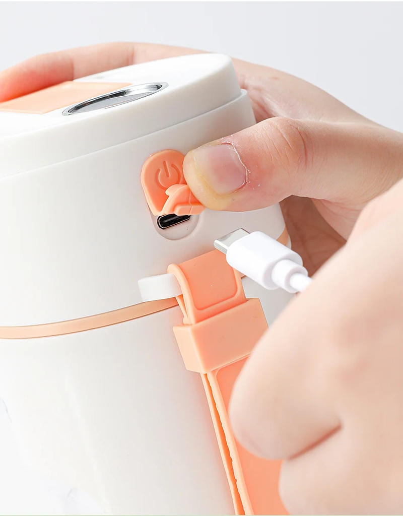 Description Picture 6 of itemLED Digital Display Portable Juicer Bottle USB Charging Juice Cup Home Multi-functional Automatic Fruit Blender For Home Kitchen